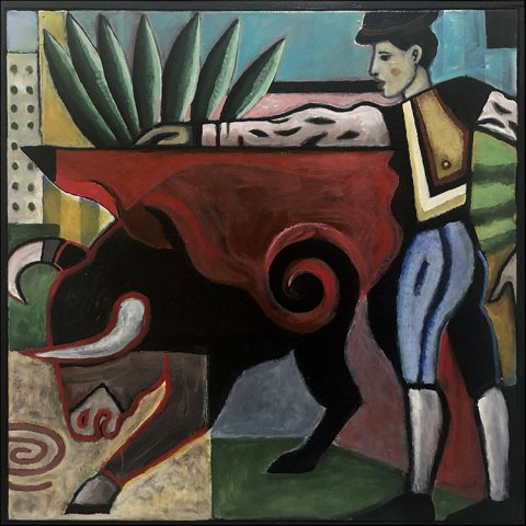 "Matador"  30" X 30"  acrylic on canvas